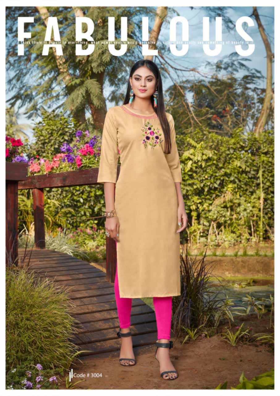 Blend Vol-3 Cotton Embroidery Kurti Catalog Blend Vol-3 Cotton Embroidery Kurti Catalog